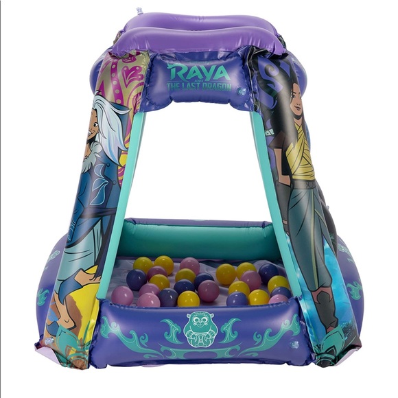 Disney Raya & The Last Dragon 20 Ball Pit Playland Black - Picture 7 of 9